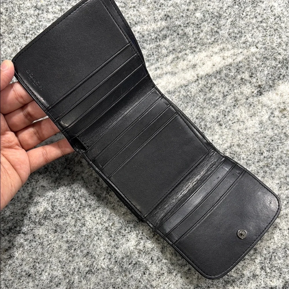 Coach Compact Wallet Rivets - Picture 2 of 5